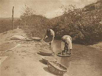 EDWARD S. CURTIS (1868-1952) A group of 6 large-format photogravures from The North American Indian, Portfolios VII and XVII.